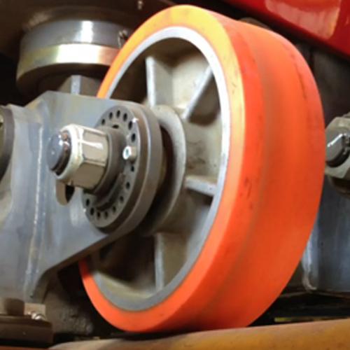 Amusement park equipment polyurethane tires