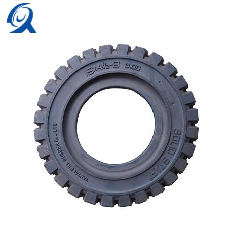Zhongce 15-4.5-8 Black Quick-Mount Solid Tire