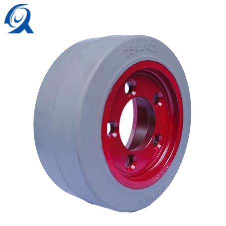 254-102 Grey Rubber 5-Hole Wheel Hub